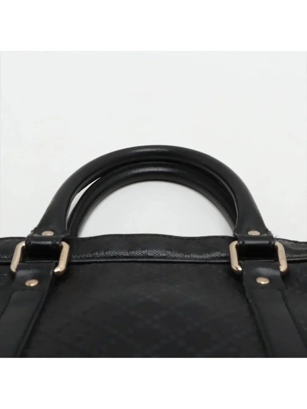 Gucci Diamante Leather Business Document Briefcase Tote Brown